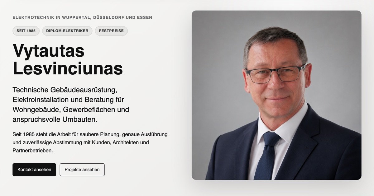 lesvinciunas.de elektriko svetainė Vupertalyje
